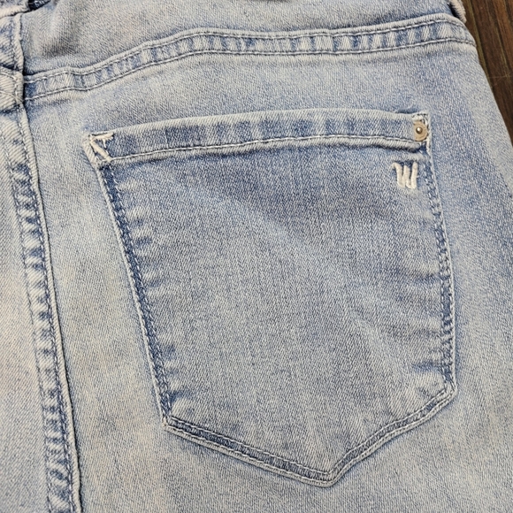Wallflower Blue Skinny Jeans with Distressed Rips - Picture 8 of 9